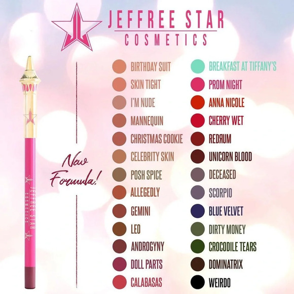 4/$55 Jeffree Star Cosmetics Velour Lip Liner BNIB - Picture 2 of 4